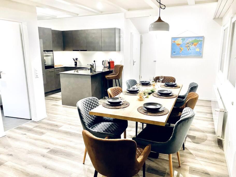 Unique Penthouse With Gallery And Mountain View Кандерштег Экстерьер фото