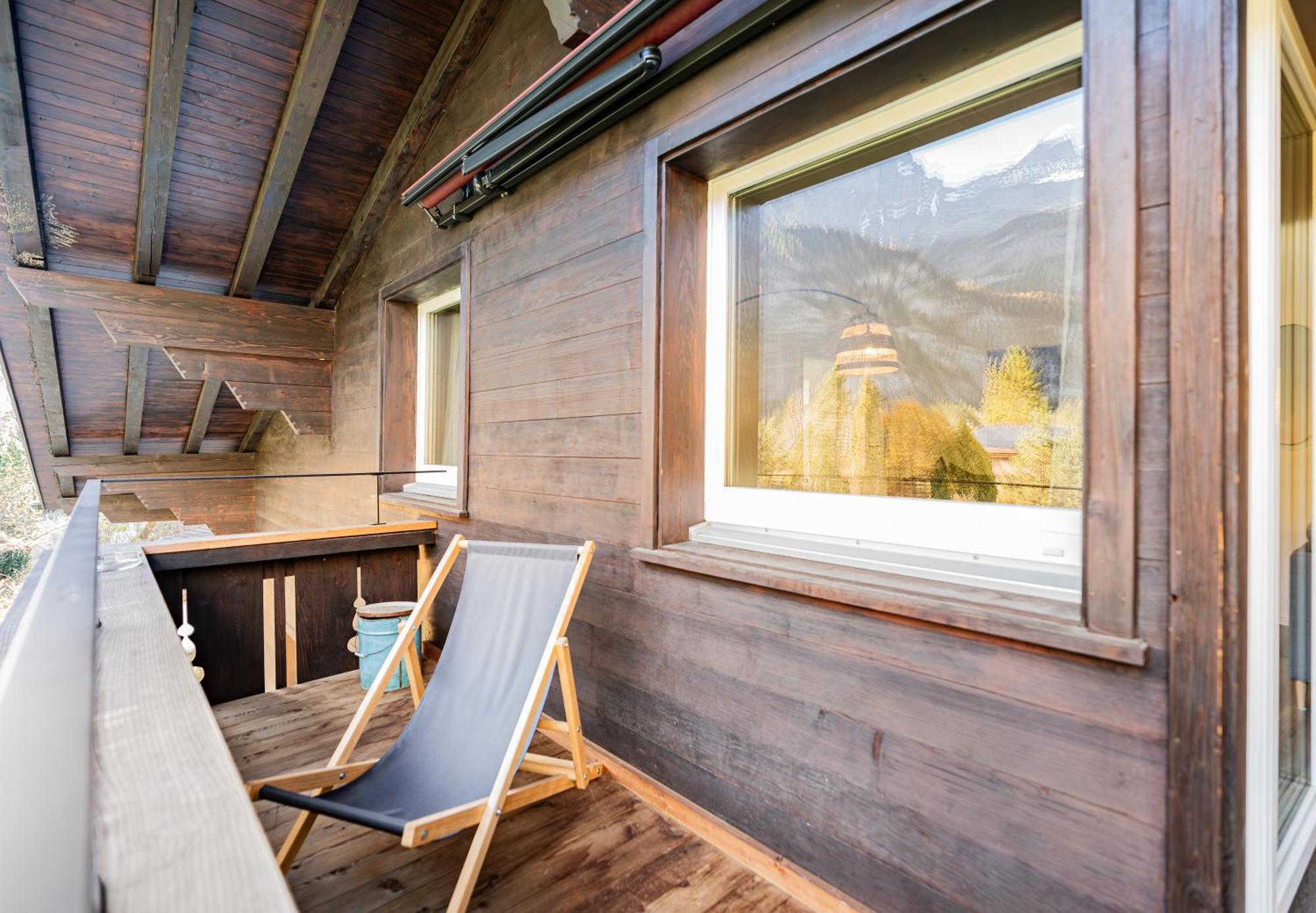 Unique Penthouse With Gallery And Mountain View Кандерштег Экстерьер фото